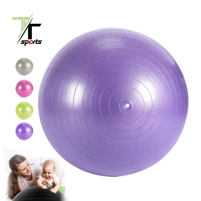 

TTSPORTS 65cm 75cm Inflatable Balance Yoga Balls Fitness Gym Massage Pilates Ball With Air Pump, Multi colors or customized