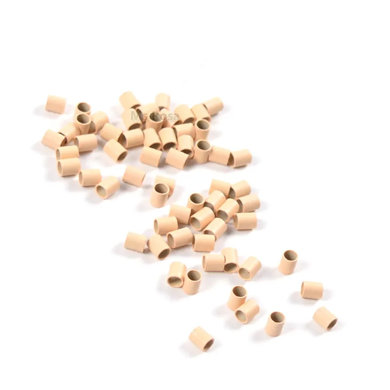 

Wholesale  without lip edge copper hair micro ring beads for hair extensions tools