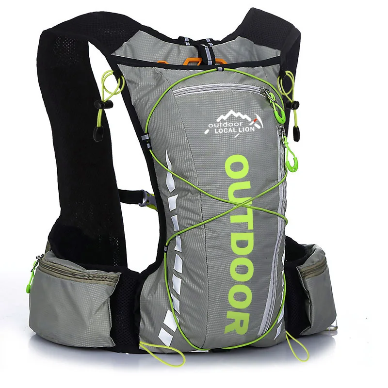 

Trail Running Polyester Hydration Backpack Vest for Outdoor Water Bottles Sport Backpack Pack