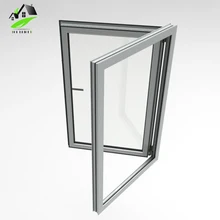 Melhor Venda Mais Recente Design Moderno Preto Casa Decorativo Portas e Janelas De Batente de Alum&iacute;nio Venda