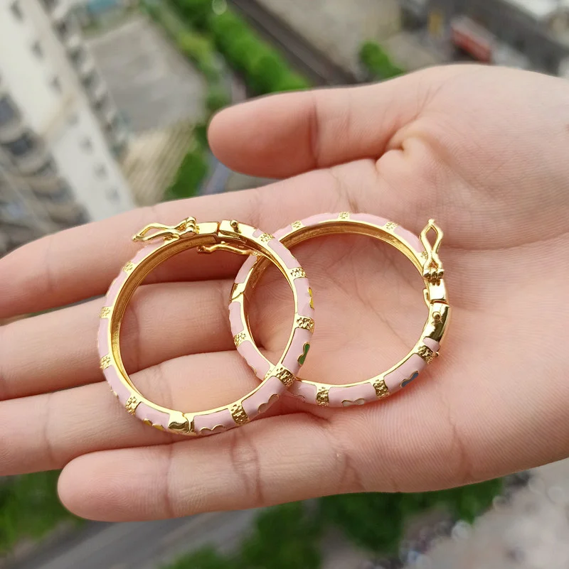 

New fashion 2021 baby jewelry top sale women jewelry gold bangle for birth gift