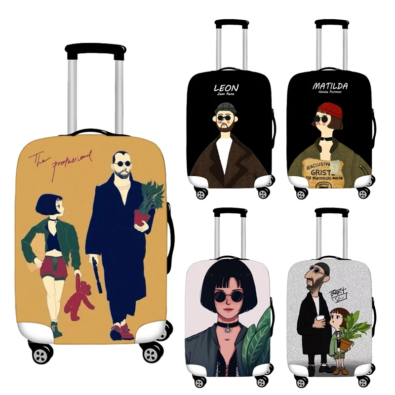 

Movie Leon Travel Luggage Protective Cover Anti-dust High Elastic Spandex Luggage Baggage Suitcase Cover