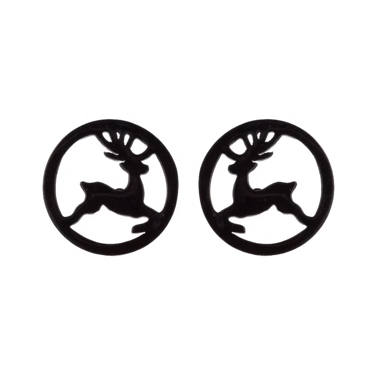 

Wholesale Animal Sweet Gorgeous Stud Earrings Christmas Gift Cute Elk Earrings