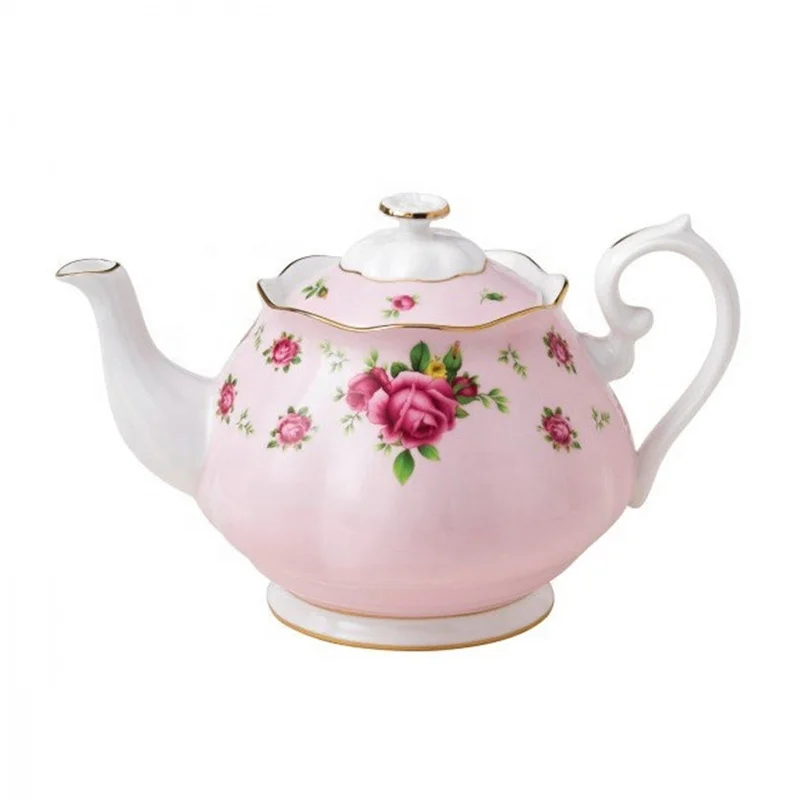 

European Style New Design Bone China Ceramic Vintage Teapot for Tea Coffee, Several patterns