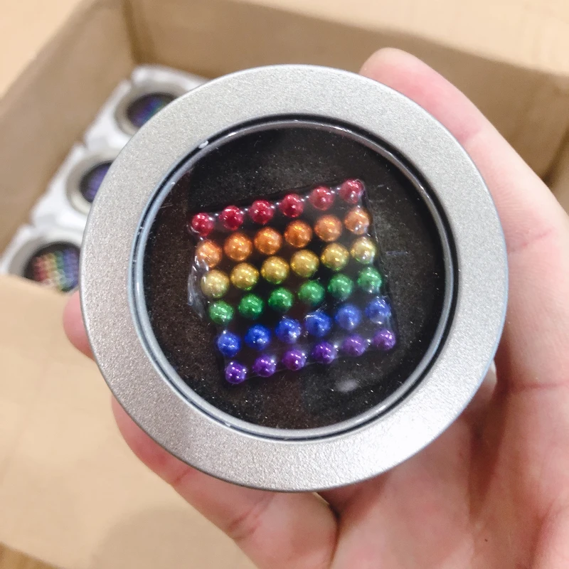 Colorful Ball 216pcs 5mm Neodymium Square Balls