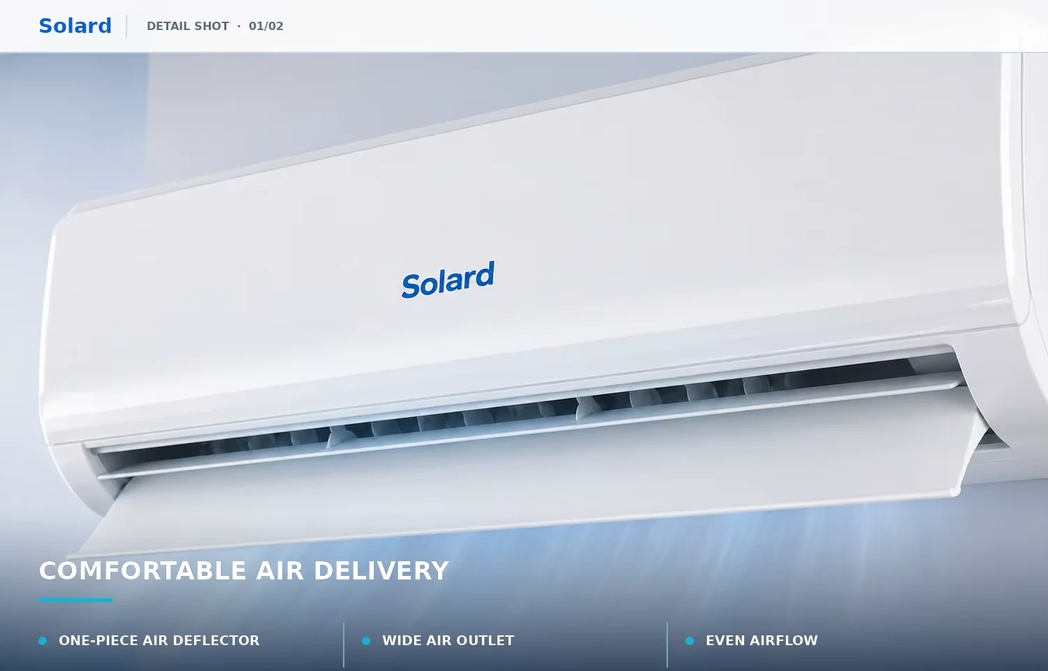 Solar Air Conditioner, 9000, BTU, Inverter, Wall - detail 6
