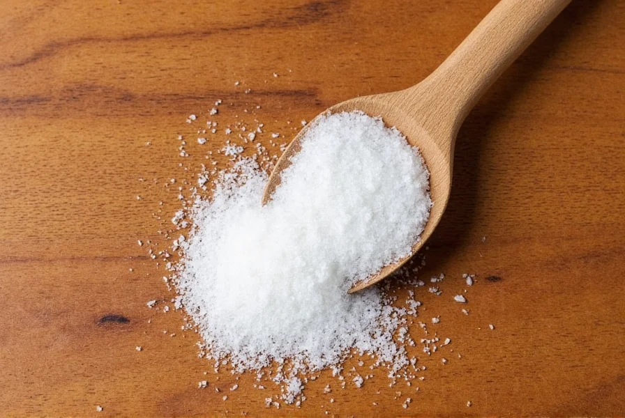 Garlic salt being sprinkled on chicken breast