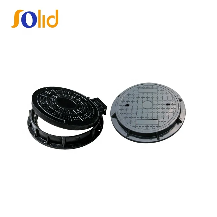 Round Sand Casting Ductile Cast Iron Recessed Round Manhole Cover And Frame Mould