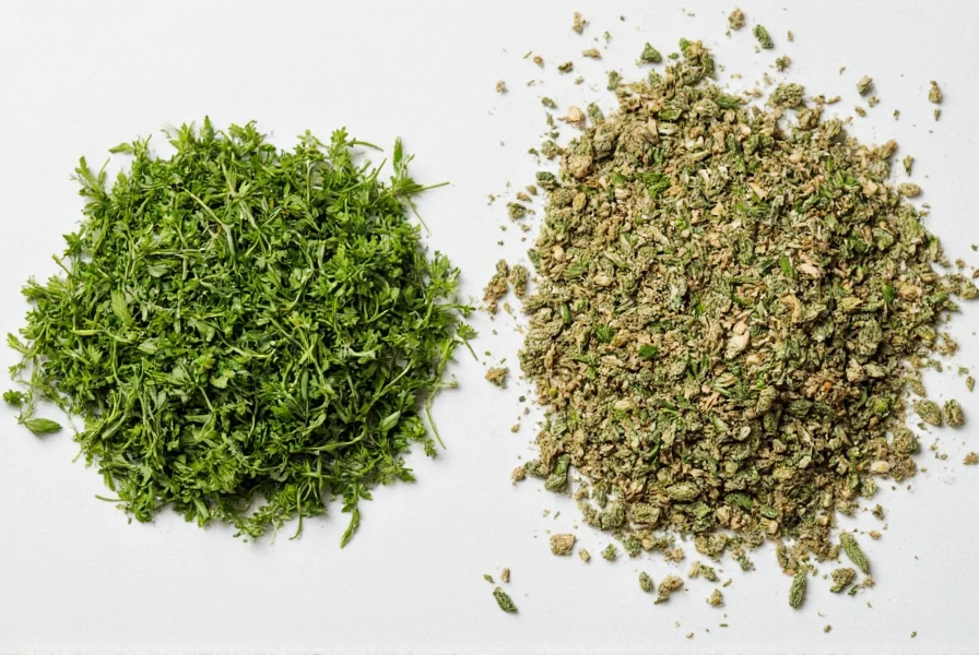 Fresh chopped herbs in a small bowl