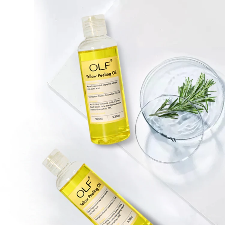 

Skin care green yellow peeling whitening oil with good sound quality