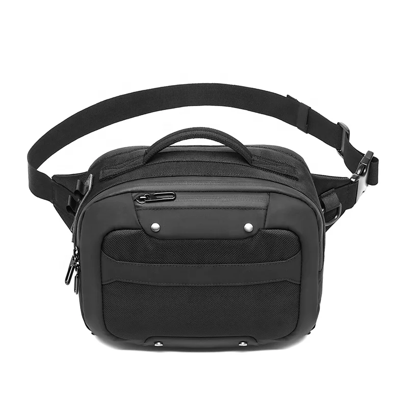 

2020 New Crossbody Messenger Waterproof Multifunctional Oem Chest Bags For Men Sling Bag With Usb Charging, Black/blue/grey/camouflage