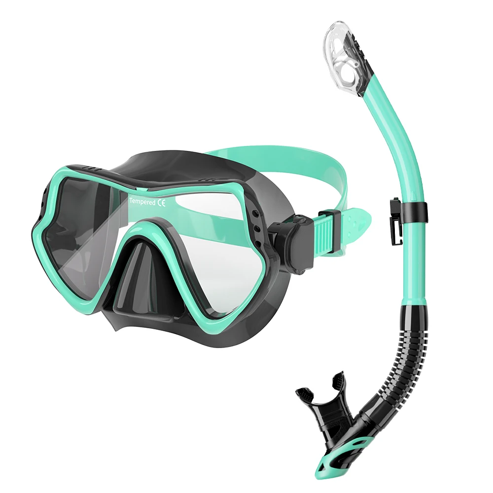 New Style Superior Quality High Reliable Diving Gear Classical Diving Snorkel Mask Set Snorkeling Set