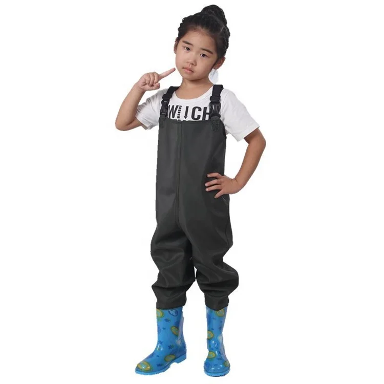 
Noly Pvc Wholesale Fishing Waterproof Breathable Kids Waders 
