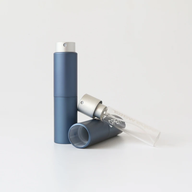 
outside aluminum 20ml glass mini perfume spray bottles 