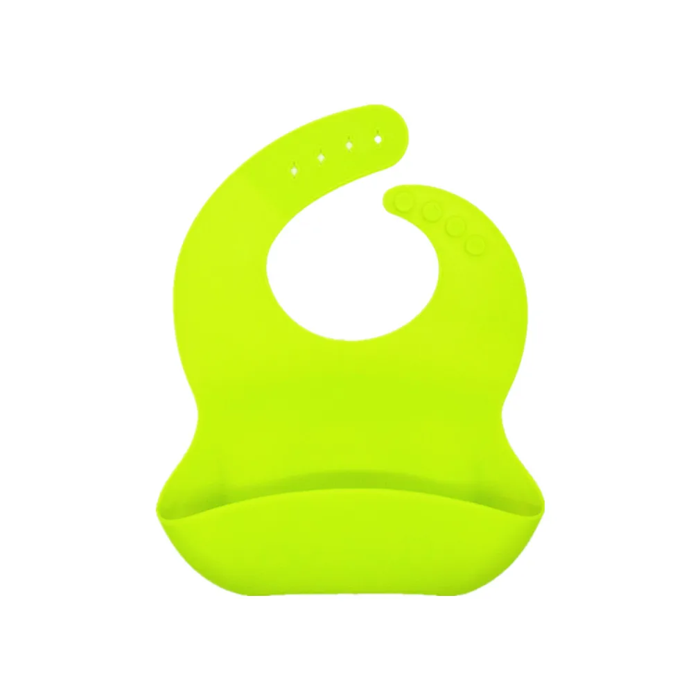 

Amazon Best Seller Reusable Popular Silicone Baby Bibs Easily Wipe Clean Waterproof Baby Bib for Girls and Boys, Customize color