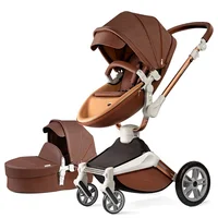 

Hot Mom Newborn baby stroller luxury 3 in 1 travel system 360 degree Rotation baby pram 3 in 1