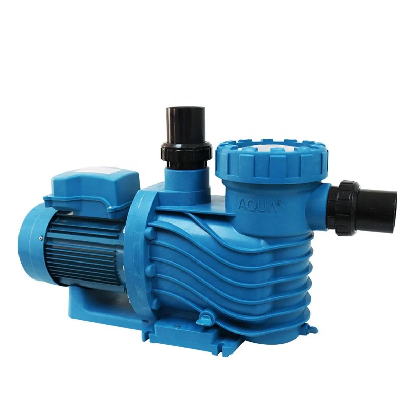 

Hot-selling high-quality self-priming above-ground swimming pool pump with transparent basket with filter, Blue