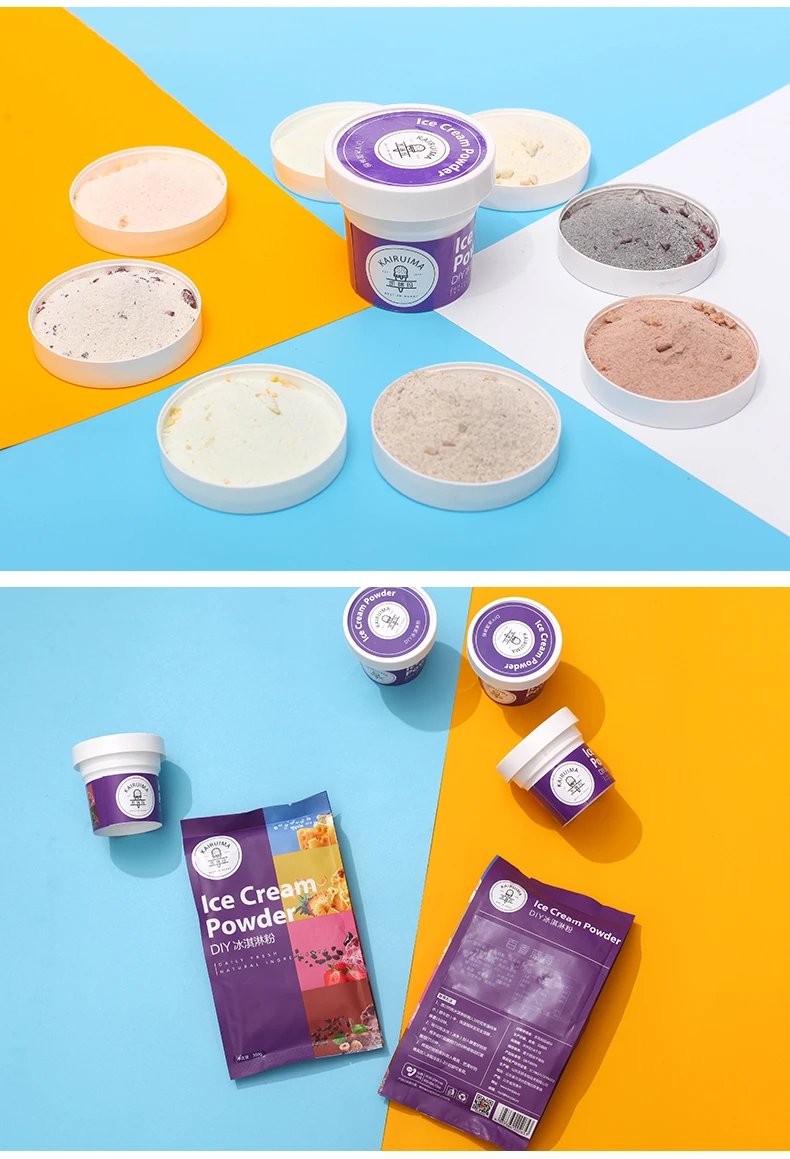 Ice Cream Mix Powder Supplier Wholesale Custom Variety Of Fruit Flavors