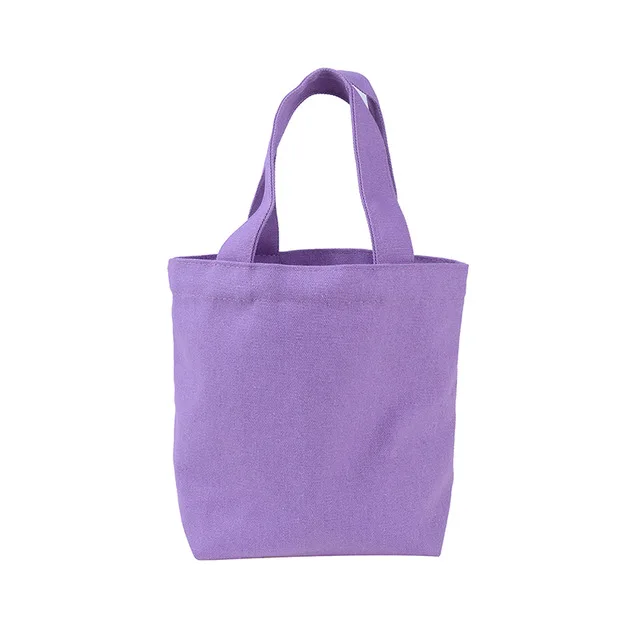 

Eco friendly small canvas tote bag blank organic cotton tote bags with custom printed logo