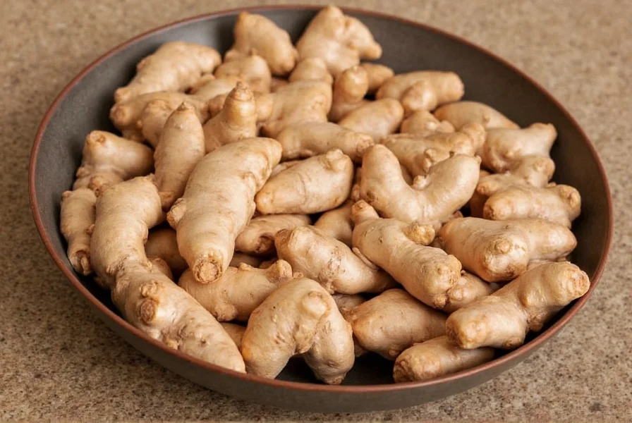 Indoor ginger plant growing in container in Anchorage home