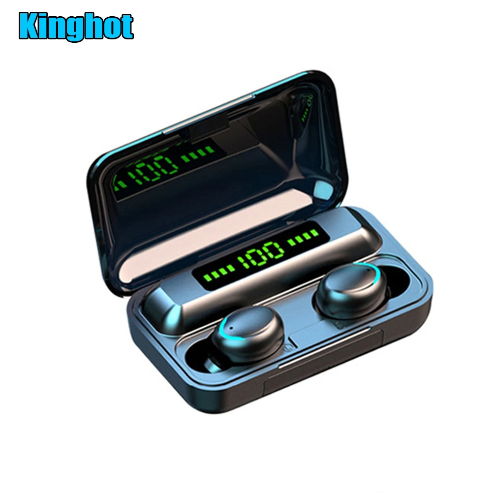 

F9-5C Earphones V5.0 Wireless Headphones Sports Waterproof Headsets earbuds With 2000mAh Charging Box For iOS Android earphones