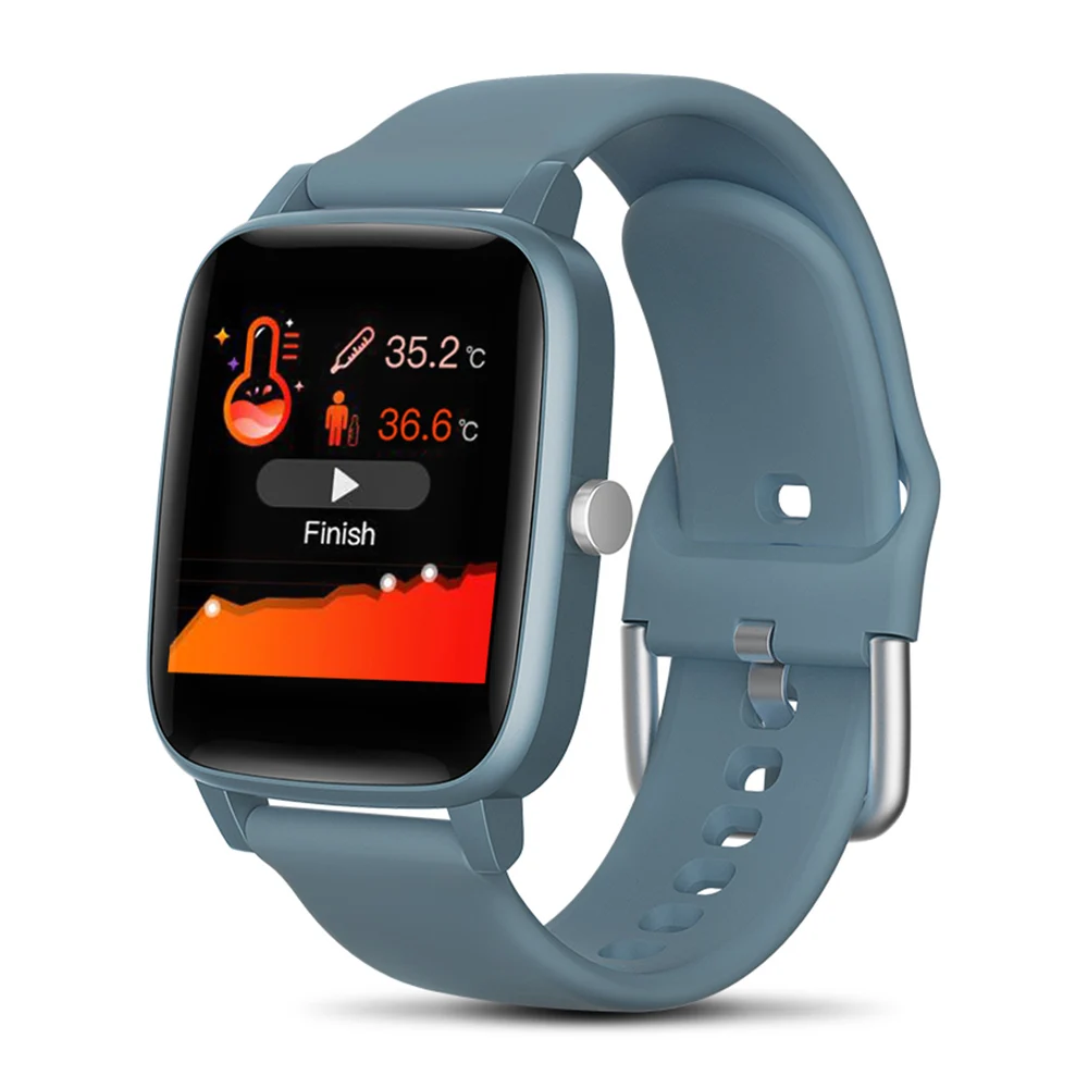 

1.4 Inch Touch Screen Bt 5.0 Body Temperature Android Ios Phone Smart Watch T98