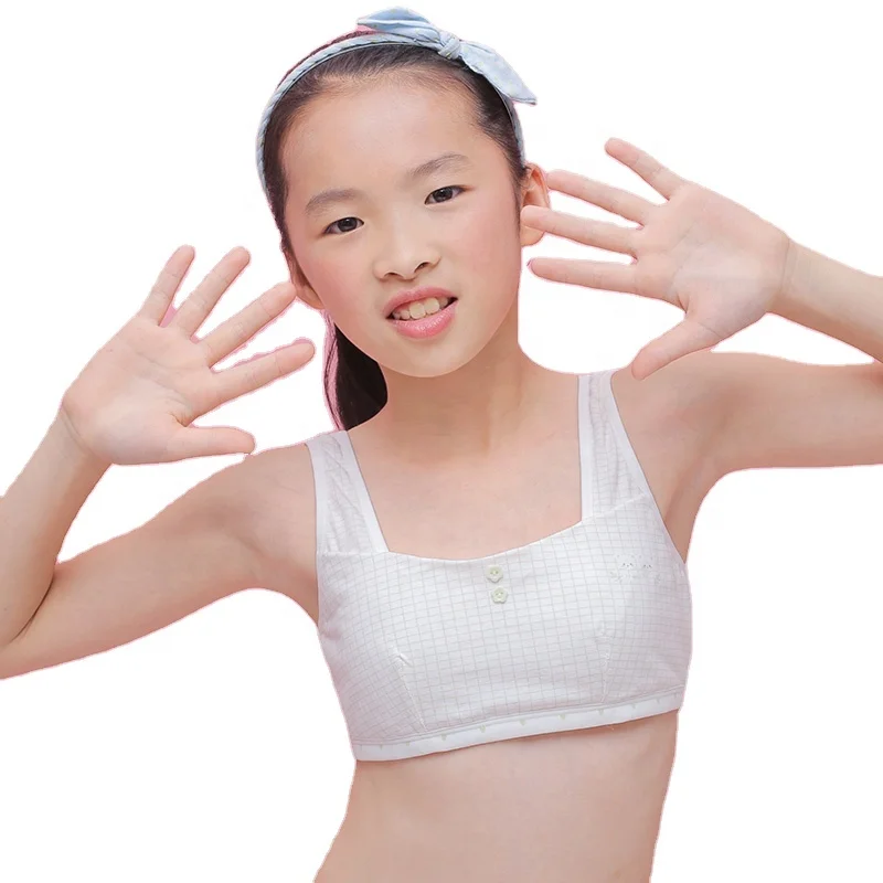 

Children's breast care girl bra 7-15 Years Hipster Cotton Teens Teenage Underwear summer Kids vest Young