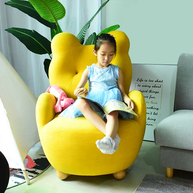 
Xiaopin Furniture Children chair Customized color panda shaped Bear Kids Sofa chair Parent-child Sofa 