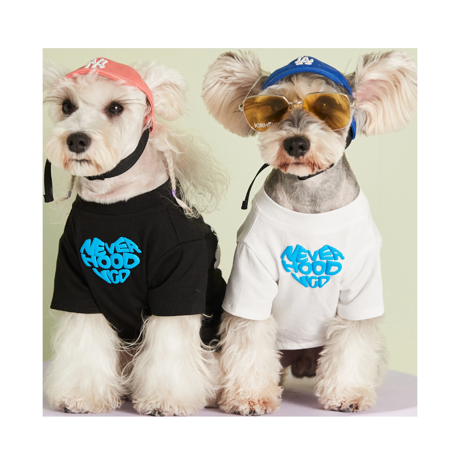 

2021 hot selling pet clothes summer thin love cloud dog T-shirt