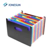 2019 new design mulit pockets durable filling folder office file organizer box with expanding wallet