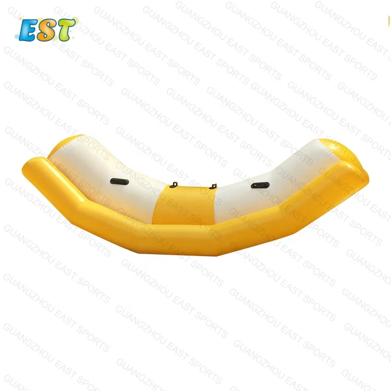 

Inflatable water seesaw fun water game equipment floating inflatable water totter, Blue, white, yellow, green,red, or at your request