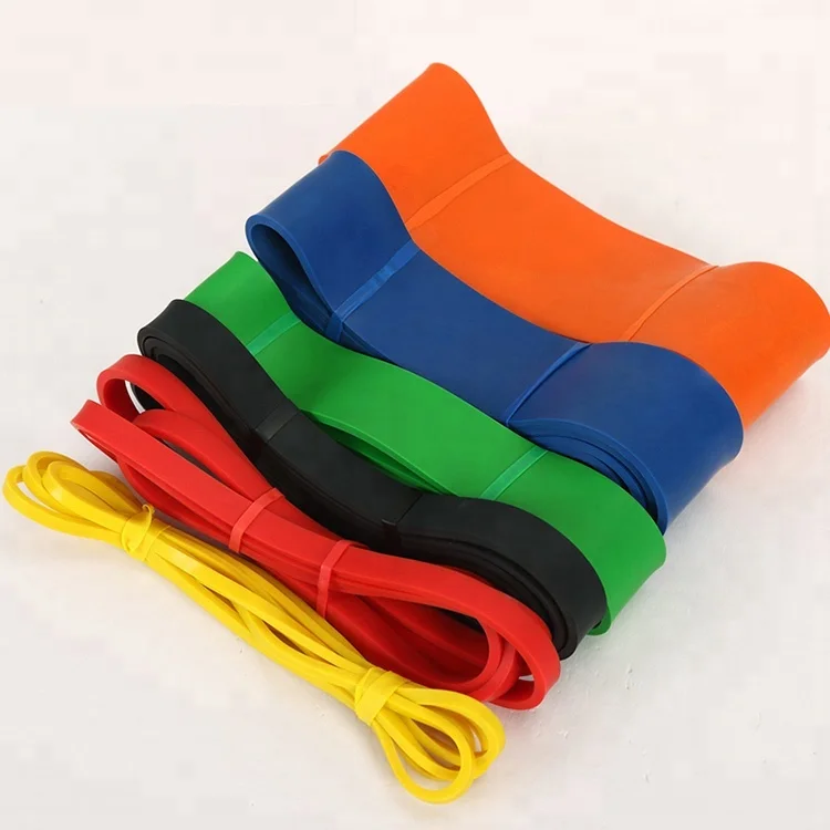 

Retail Selling 2080*4.5*21MM Black Color Heavy Duty Pull Up Loop Resistance band, Custom colors
