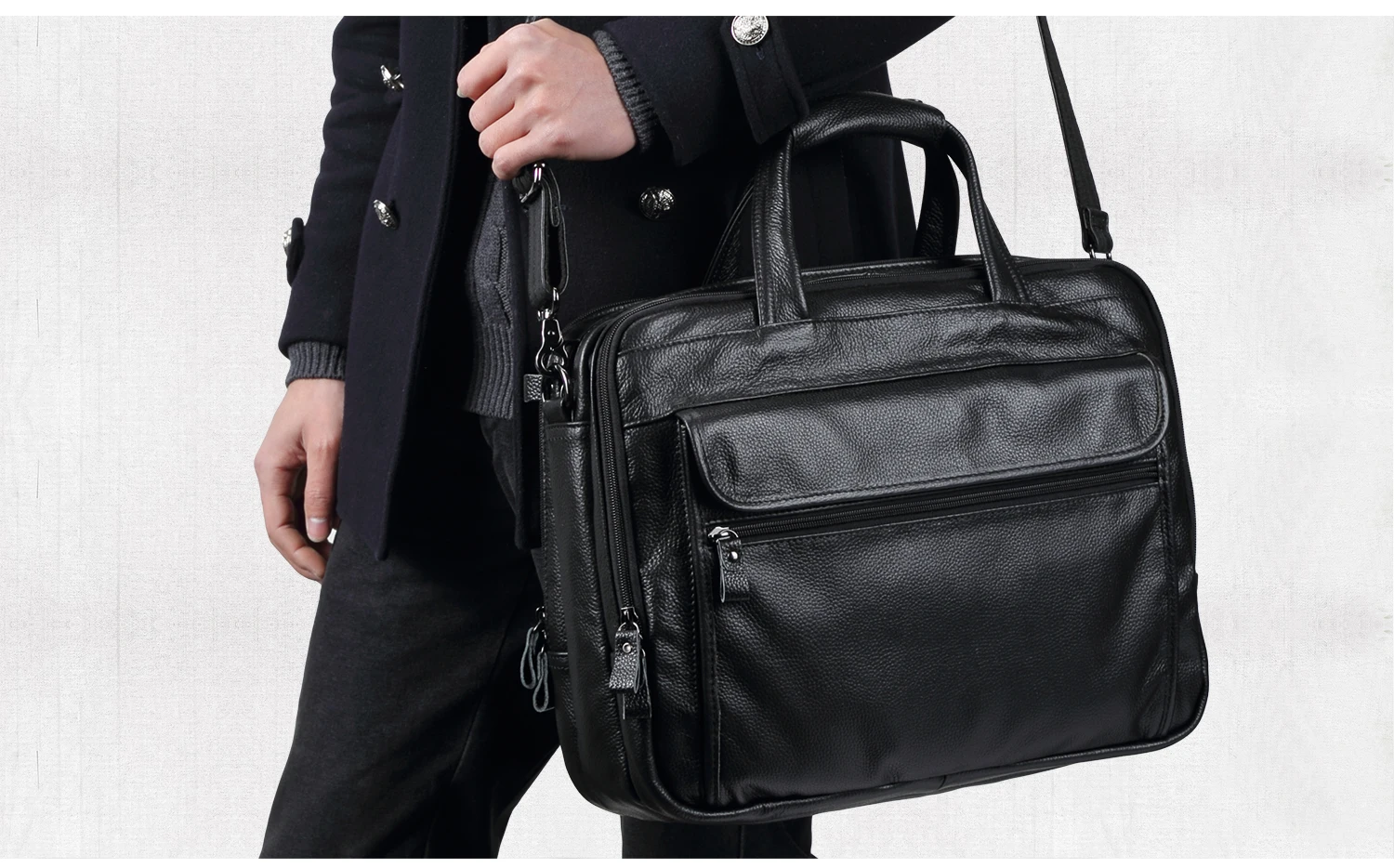 9912 Men Business Leather Conference Bags For Male - Buy Leather ...