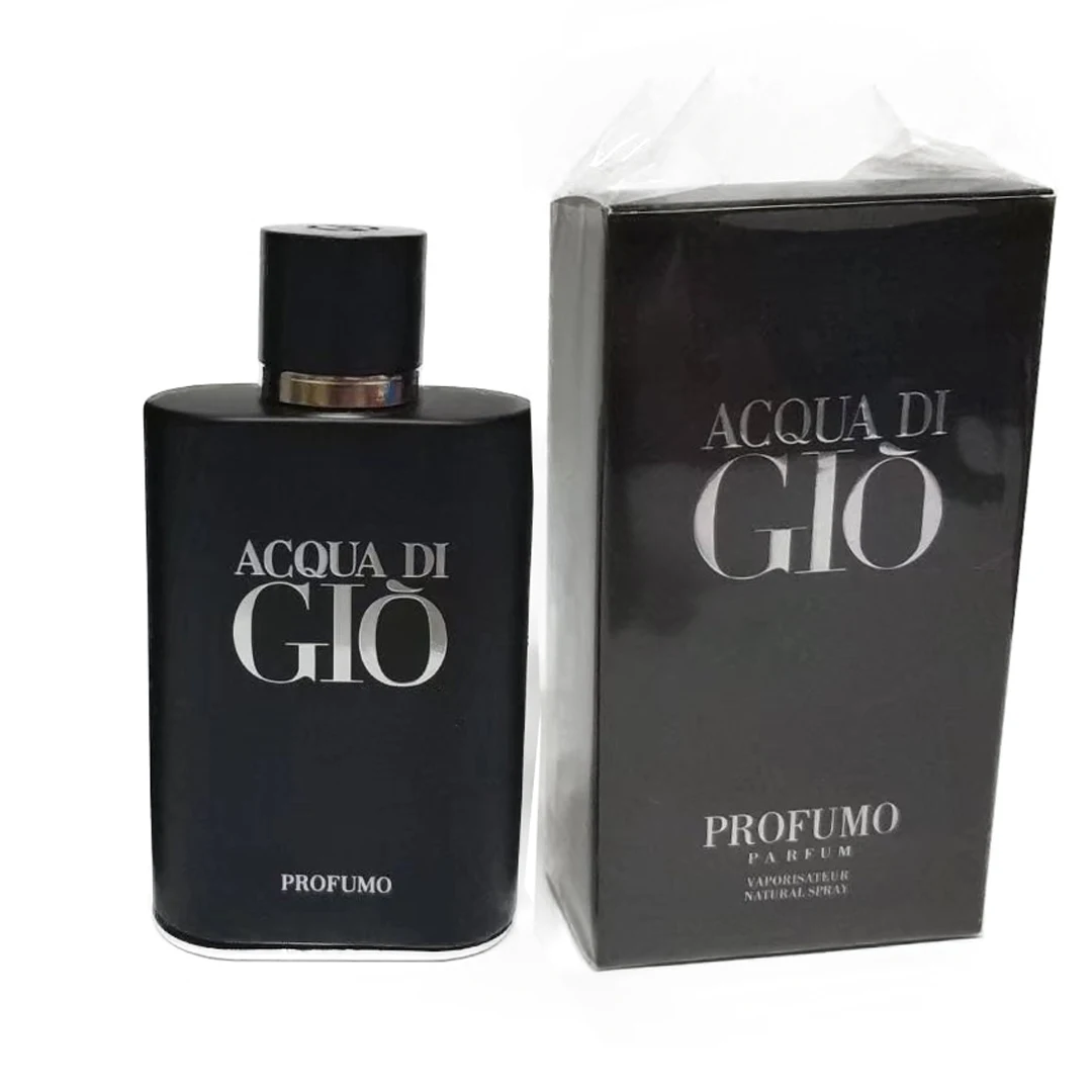 

Brand Acqua Di Gio Profumo Parfum  3.4fl.oz Long Lasting Charmmin Smell Men Perfume Strong Fragrance Black Bottle