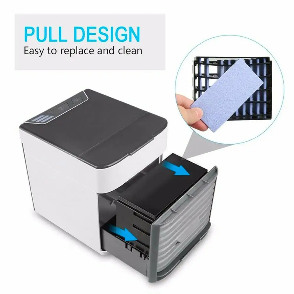 
Hot Sale Portable Air Conditioner Humidifier Home Personal Air Cooler With LED Lights 