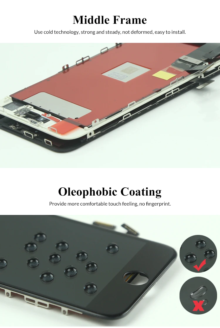 2018 Timeway original lcd for iphone 8 plus lcd screen Best Price for iphone 8 plus Screen For Sale in Bulk New Arrival