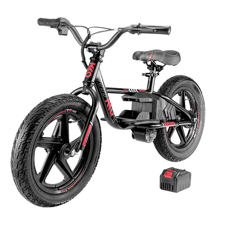 

Wholesale Lithium Battery Powered 3-10 Years Children Riding 16inch Electric Bicycle Toy Kids Balance Dirt Bike