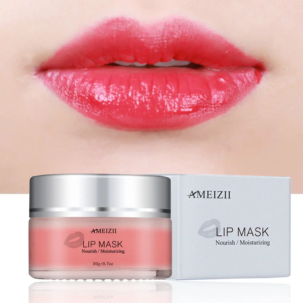 

Custom Logo Collagen Lip Mask Exfoliating Hydrating Moisturizing Sugar Lip Scrub Repair Dry Lip Lipmask Beauty Balsamo De Labios