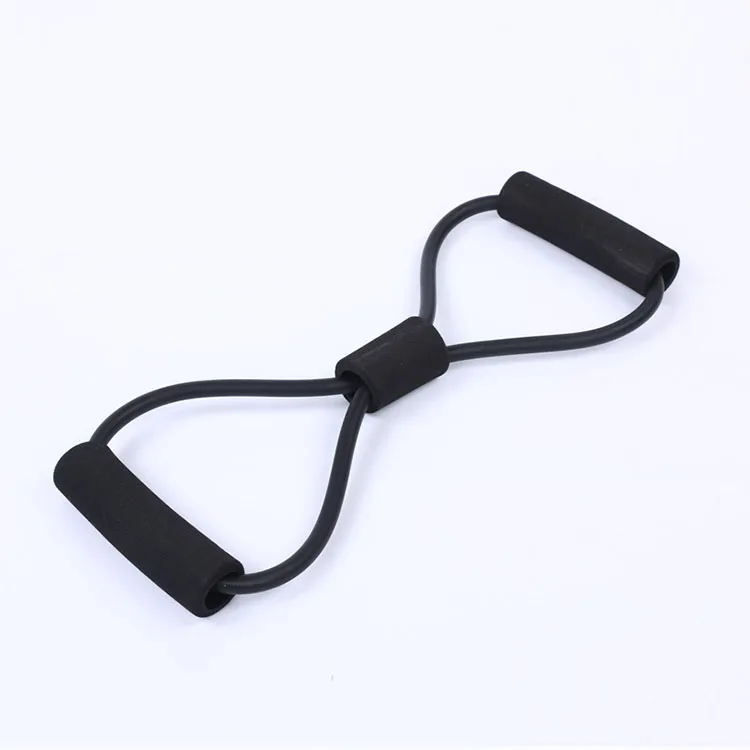 

Hot Sale Chest Expander Rubber Tubing Fitness Resistance Yoga 8 Shape Pull Rope For Sports Exercise