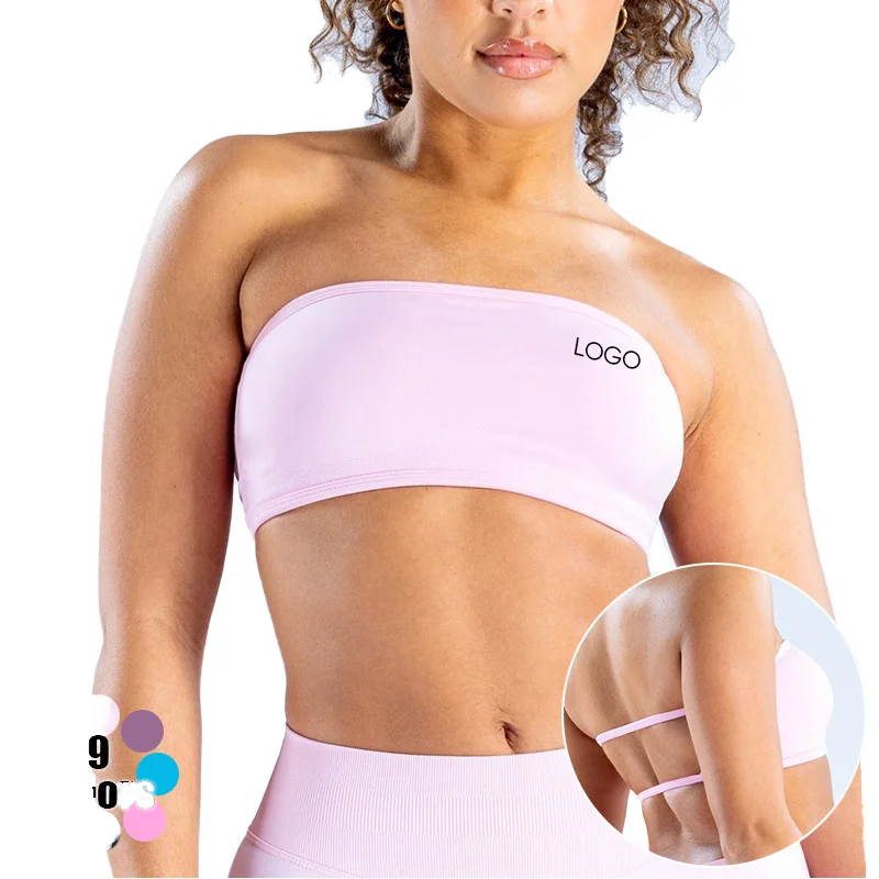 Light Support弹力Spandex Nylon Sports Bra