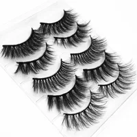 

5 Pairs 3D Mink Lashes Private Label Wholesale Price False Eyelashes