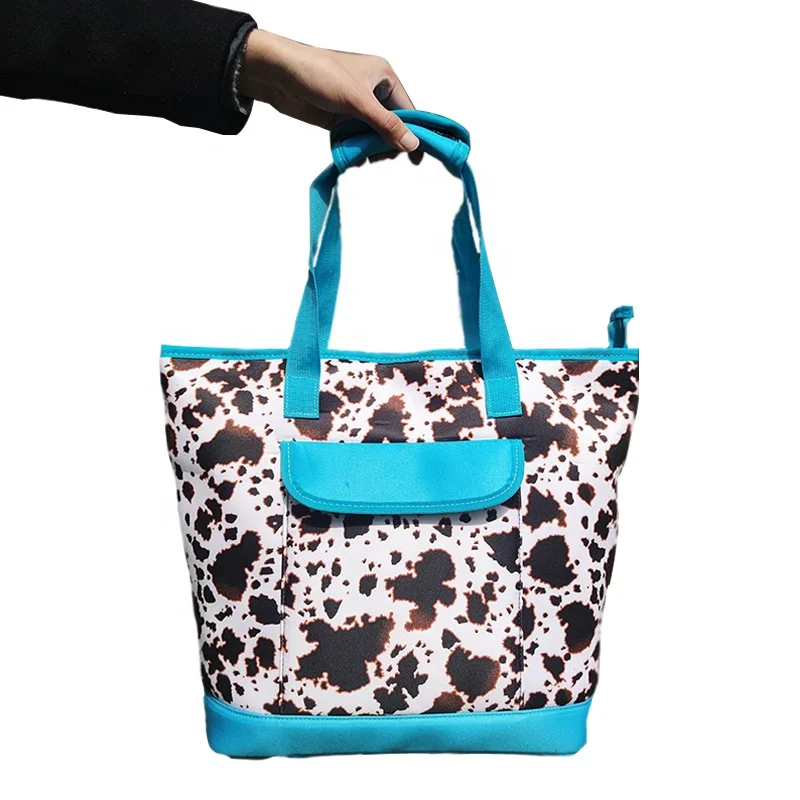 

New Arrival Customized Wholesale Cow Hide Insulated Cooler Bags, Shows on the pictures