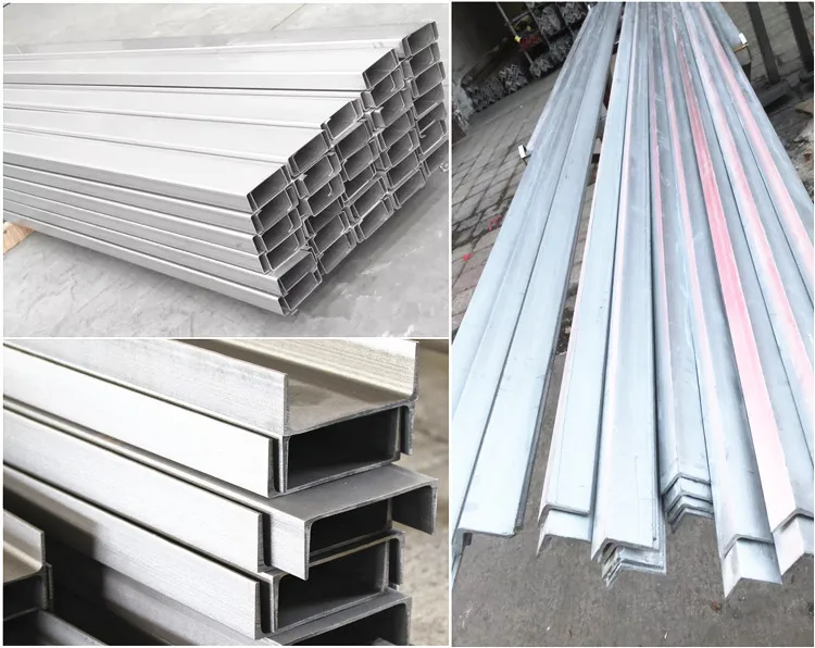 Stainless Steel Rolled Angle H Beam U T M L shaped Bar Sheets Wire