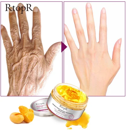 

2019 50g hot mango whitening skin hand mask repair exfoliating calluses moisturizing mango hand wax