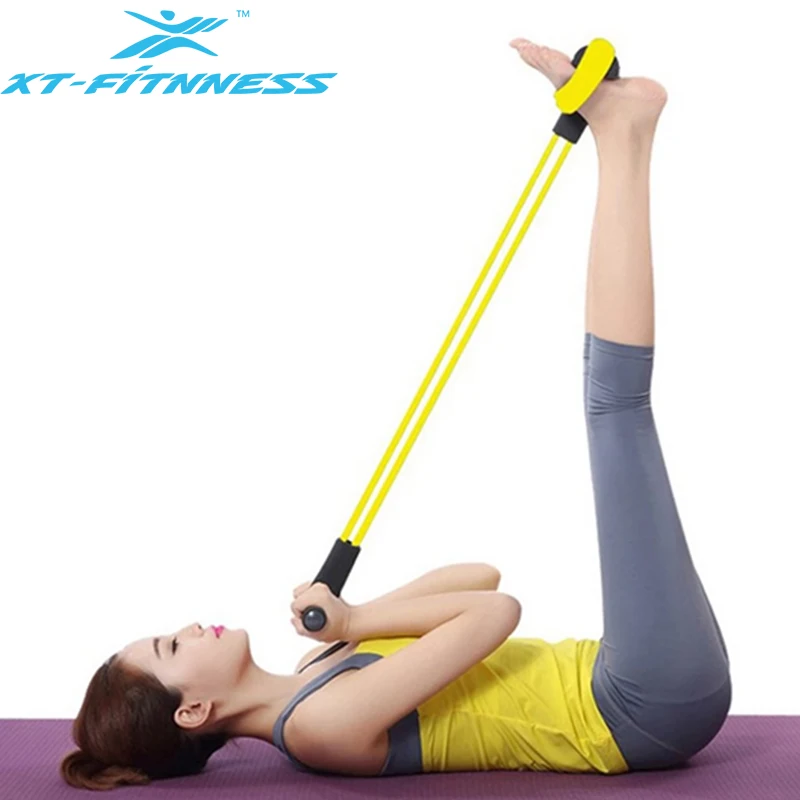 

New product four pipe yoga multifunctional elastic foot pedal pull rope