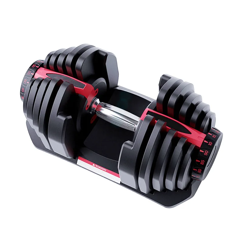 Heavy Feet in Stock Sports Outdoor Home Fitness Equipment Adjustable Dumbbells 5-40kgs 17 Levels