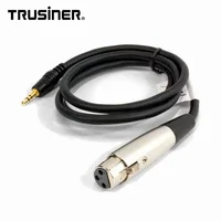 

Hot Selling 2.5 Meter Stage Light Dmx Microphone Splitter Adapter Cannon Xlr to 3.5 Speaker Cable