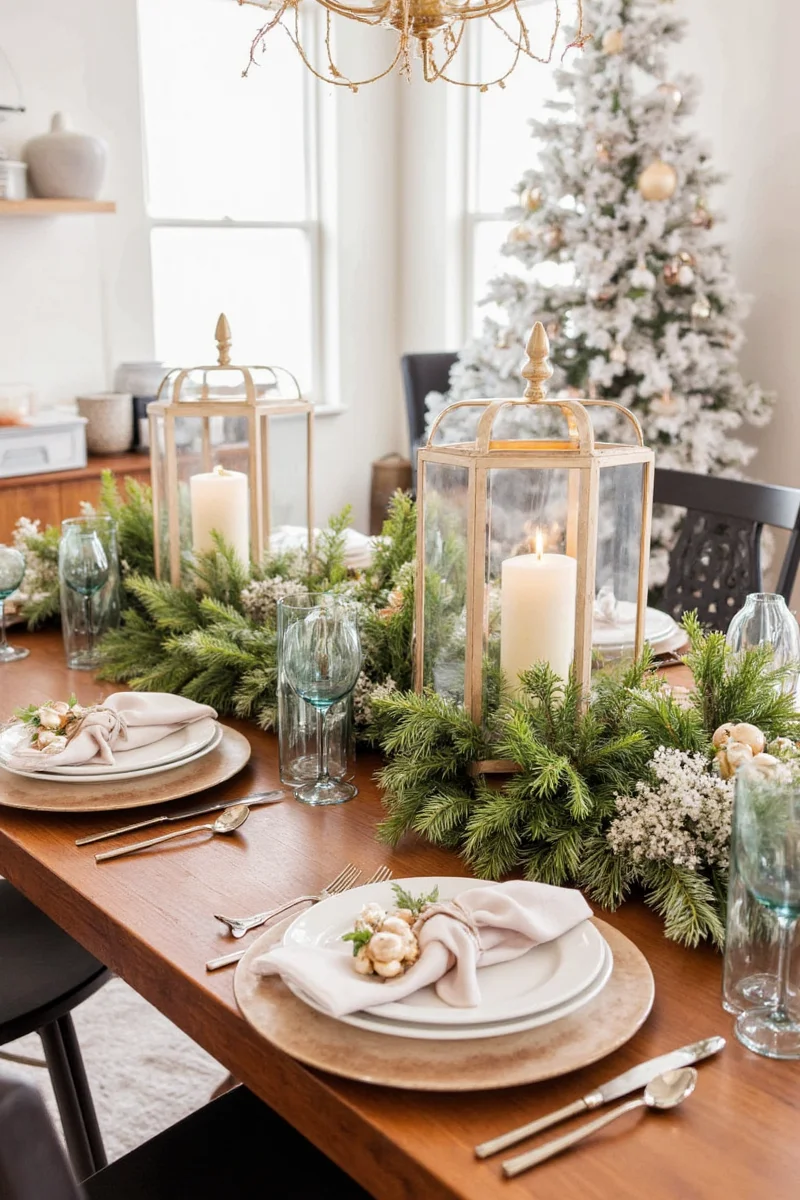 DIY ornament table markers for seating