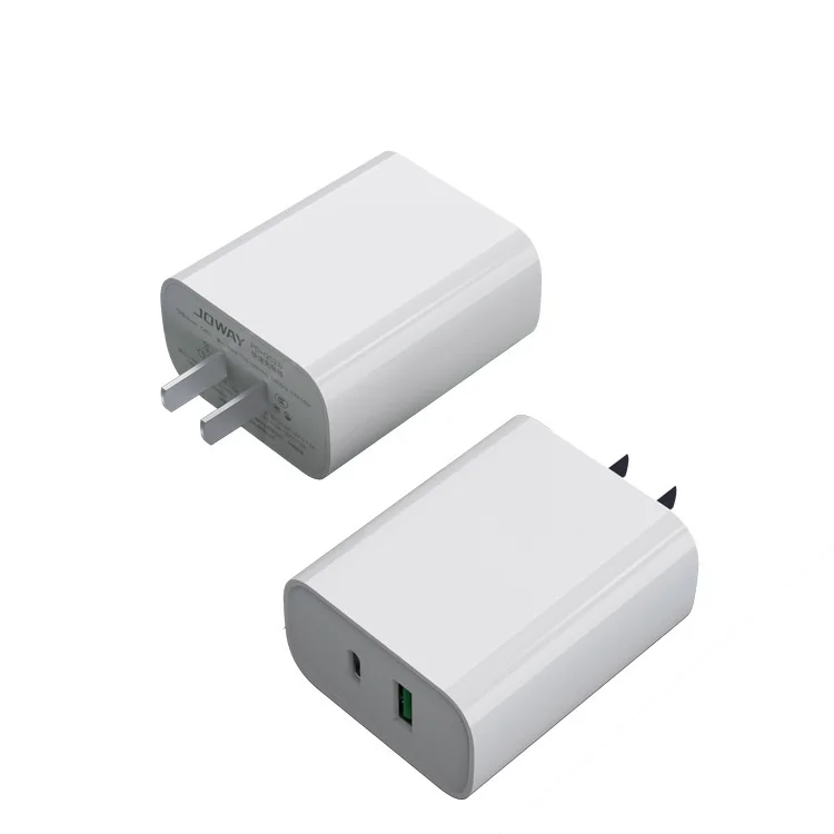 

new product ideas 20215V-3.6A/9V-2A/12V-1.5A fast wall charger hight quality PD18W 2 PORT USB+type-C mobile phone charger