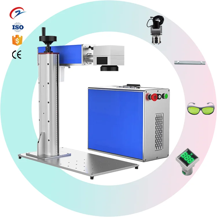 

Good price laser marking machine with 30w/50w/60w/70w/100w /laser printing machine for metal